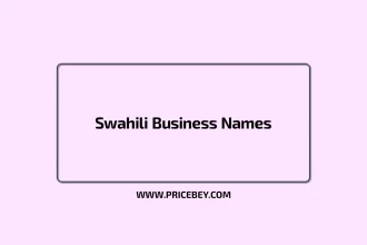 Swahili Business Names