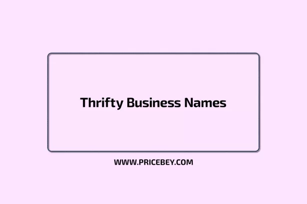 Thrifty Business Names