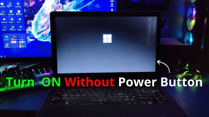 turn your computer on if the power button is not responding